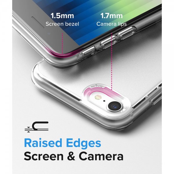 Ringke iPhone 7/8/SE kuori Fusion Matte Clear