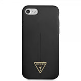 Guess iPhone 7/8/SE Kuori Metal Triangle Musta