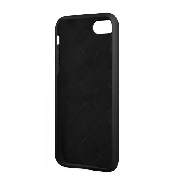 Guess iPhone 7/8/SE Kuori Metal Triangle Musta