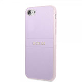 Guess iPhone 7/8/SE Kuori Saffiano Metal Logo Lila