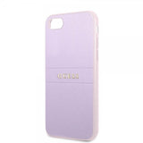 Guess iPhone 7/8/SE Kuori Saffiano Metal Logo Lila