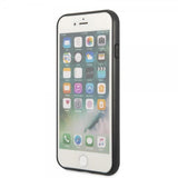 Guess iPhone 7/8/SE Kuori Saffiano Metal Logo Musta