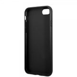 Guess iPhone 7/8/SE Kuori Saffiano Metal Logo Musta