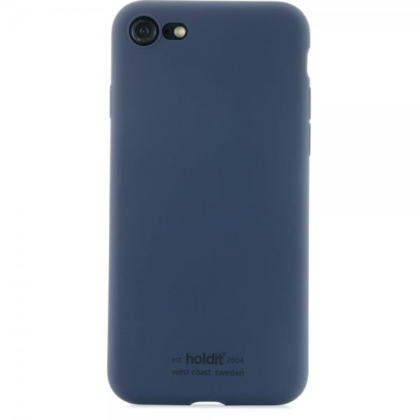 holdit iPhone 7/8/SE kuori silikoni Navy Blue