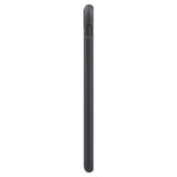 Spigen iPhone 7/8/SE kuori, Silicone Fit, musta