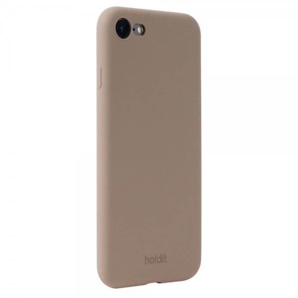 holdit iPhone 7/8/SE kuori silikoni Mocha Brown