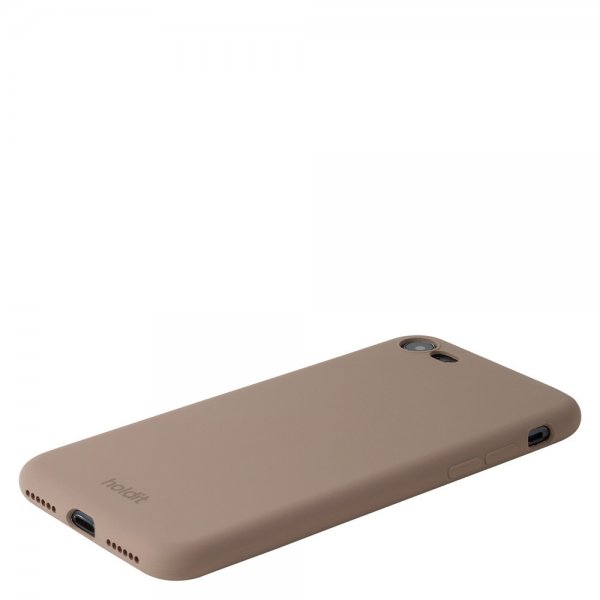 holdit iPhone 7/8/SE kuori silikoni Mocha Brown