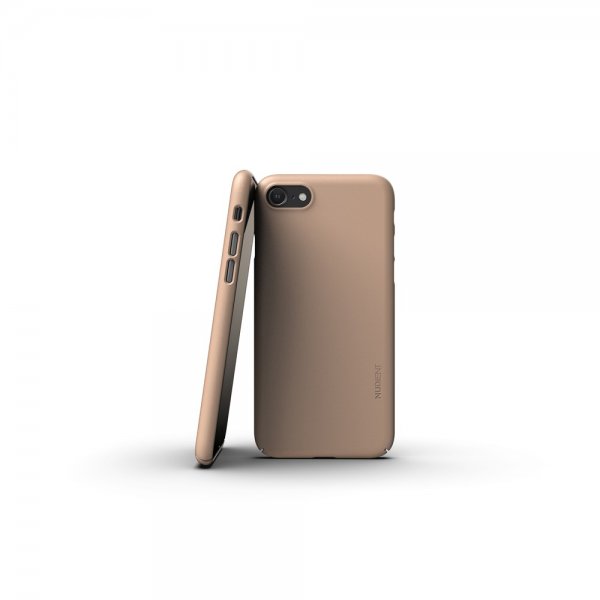 Nudient iPhone 7/8/SE Thin Case V3 Clay Beige -kuori