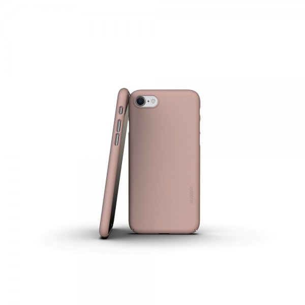 Nudient iPhone 7/8/SE Thin Case V3, Dusty Pink -kuori