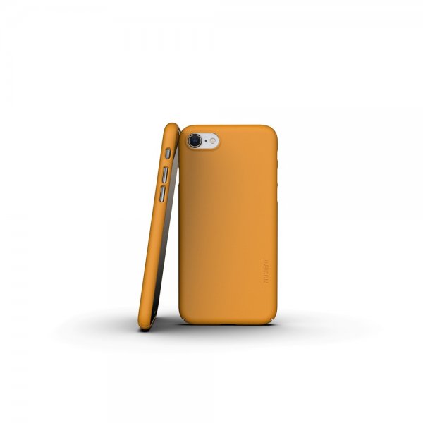 Nudient iPhone 7/8/SE Thin Case V3 Saffron Yellow -kuori