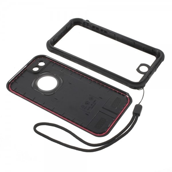 Redpepper iPhone 7/8/SE kuori Vedenkestävä IP68 Musta