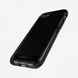 Tech21 iPhone 7/8/SE kuori Evo Check TPU läpinäkyvä musta