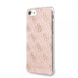 Guess iPhone 7/8/SE Kuori Glitter Cover Peony Ruusu