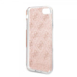 Guess iPhone 7/8/SE Kuori Glitter Cover Peony Ruusu