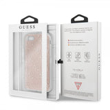 Guess iPhone 7/8/SE Kuori Glitter Cover Peony Ruusu