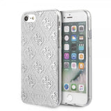 Guess iPhone 7/8/SE Kuori Glitter Peony Hopea