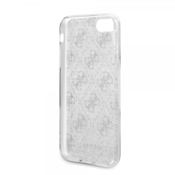 Guess iPhone 7/8/SE Kuori Glitter Peony Hopea