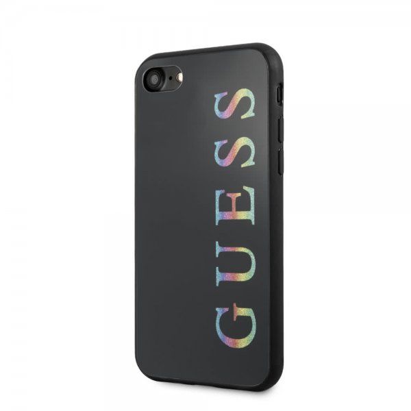 Guess iPhone 7/8/SE Kuori Glitter Cover Musta