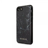 Guess iPhone 7/8/SE Kuori Marble Cover Musta