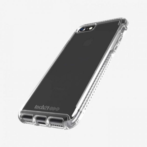 Tech21 iPhone 7/8/SE Pure Clear -suojakuori, kirkas