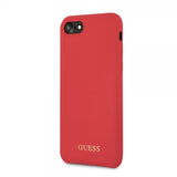 Guess iPhone 7/8/SE Kuori Silicone Logo Punainen
