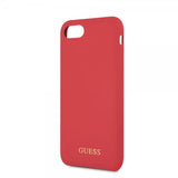 Guess iPhone 7/8/SE Kuori Silicone Logo Punainen