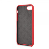 Guess iPhone 7/8/SE Kuori Silicone Logo Punainen
