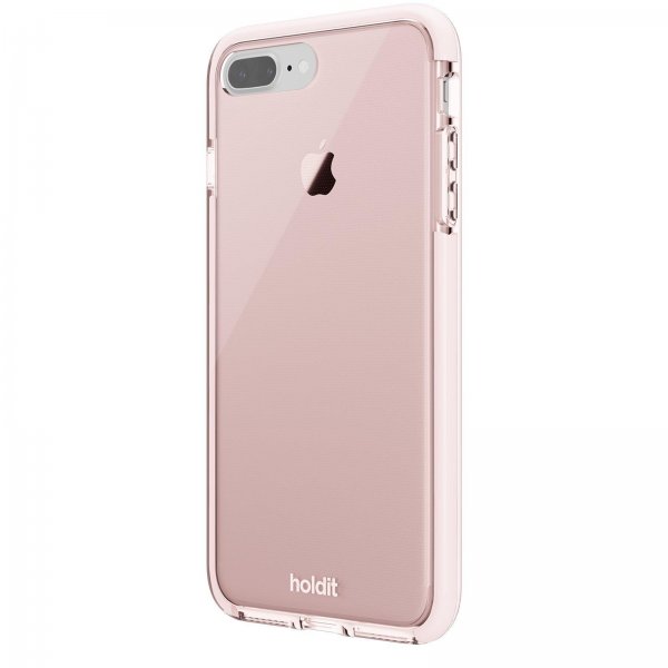 holdit iPhone 7 Plus/iPhone 8 Plus -suojakuori Seethru Blush Pink