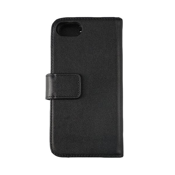 Rvelon iPhone 7/8/SE Suojakotelo, aitoa nahkaa, musta