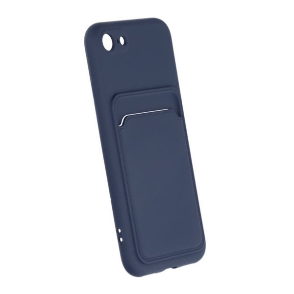 iPhone 7/8/SE Kuori Korttipidike Sininen