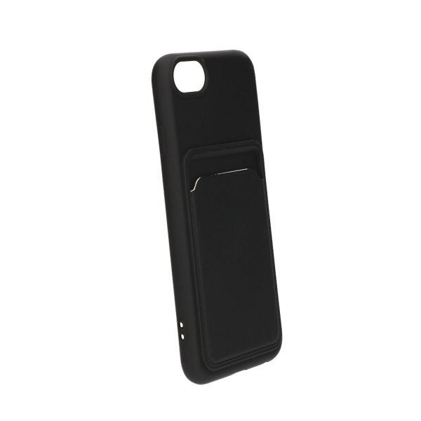 iPhone 7/8/SE Kuori Korttipidike Musta