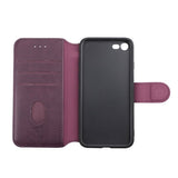 Rvelon iPhone 7/8/SE suojakuori, taitettava korttipaikka, violetti