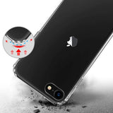 Rvelon iPhone 7/8/SE Kuori TPU Läpinäkyvä