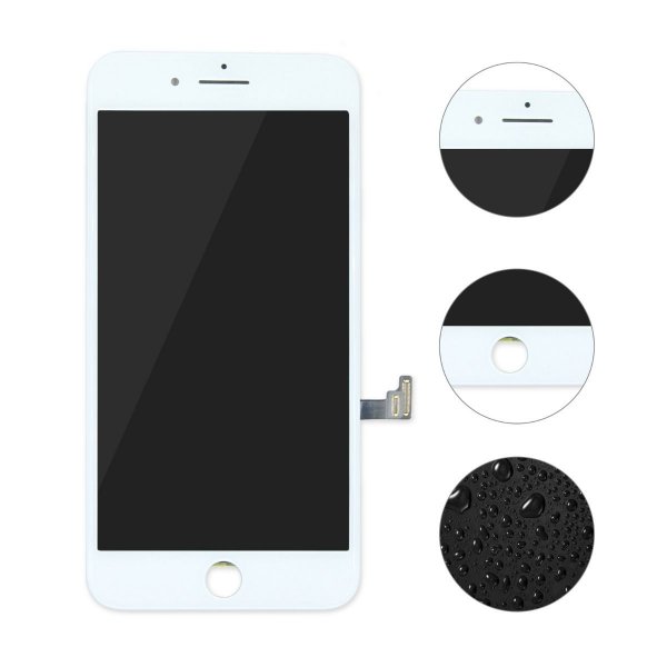 iPhone 8 Plus LCD-näyttö kunnostettu - Valkoinen