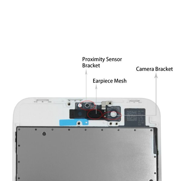 iPhone 8 Plus LCD-näyttö kunnostettu - Valkoinen