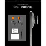 Spigen iPhone Air Kameran linssinsuojus GLAS.tR EZ Fit Optik Pro, 2 kpl, hopea