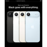 Spigen iPhone Air -kamerasuojalasi GLAS.tR EZ Fit Optik Pro, 2 kpl, musta
