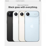 Spigen iPhone Air -kamerasuojalasi GLAS.tR EZ Fit Optik Pro, 2 kpl, musta