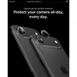 Spigen iPhone Air -kamerasuojalasi GLAS.tR EZ Fit Optik Pro, 2 kpl, musta