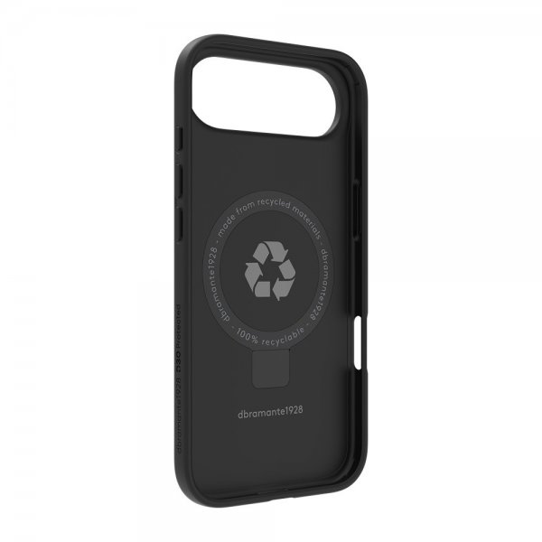 dbramante1928 iPhone Air -kuori Iceland Ultra D3O MagSafe Kickstand Musta