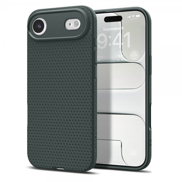 Spigen iPhone Air -kuori Liquid Air Abyss Green