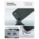 Spigen iPhone Air -kuori Liquid Air Abyss Green