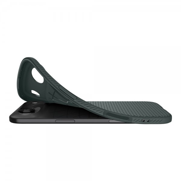 Spigen iPhone Air -kuori Liquid Air Abyss Green