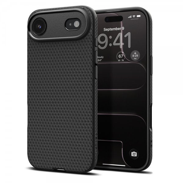 Spigen iPhone Air -kuori, Liquid Air Matte Black