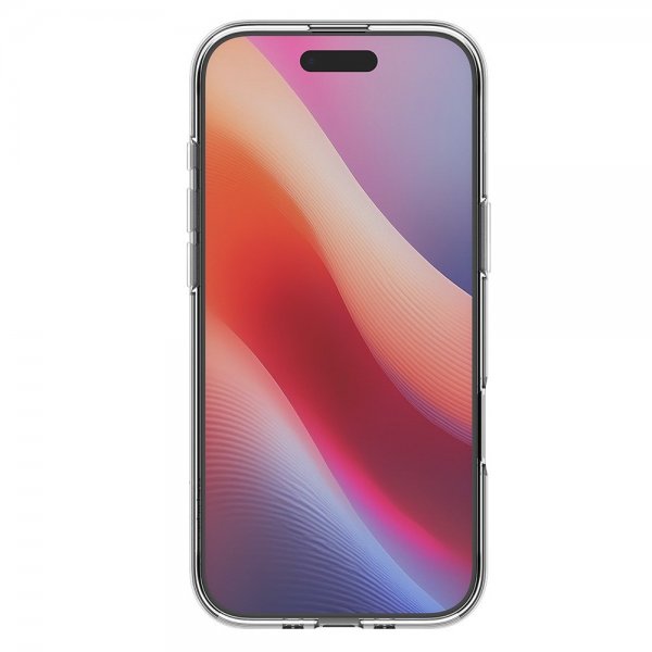 Spigen iPhone Air -kuori Liquid Crystal MagFit kirkas valkoinen