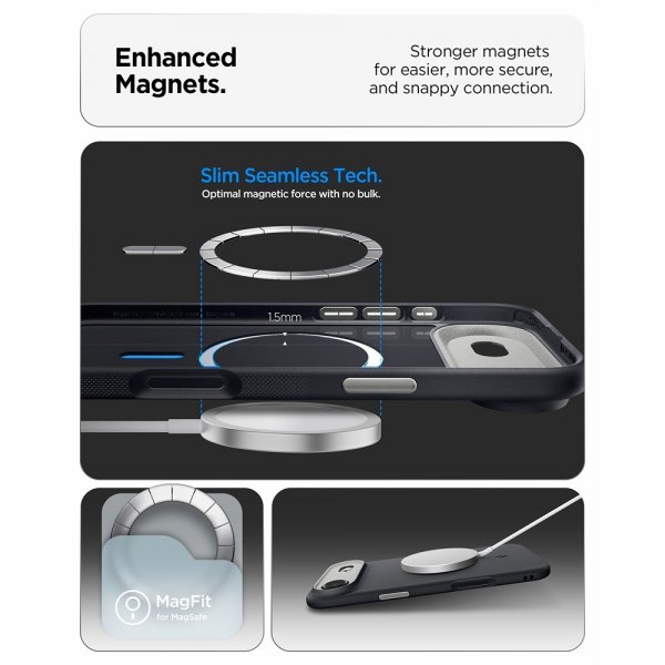 Spigen iPhone Air Skal Nano Pop MagFit Black Sesame