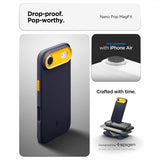 Spigen iPhone Air -kuori Nano Pop MagFit Blueberry Navy