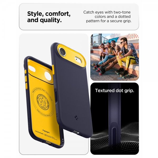 Spigen iPhone Air -kuori Nano Pop MagFit Blueberry Navy
