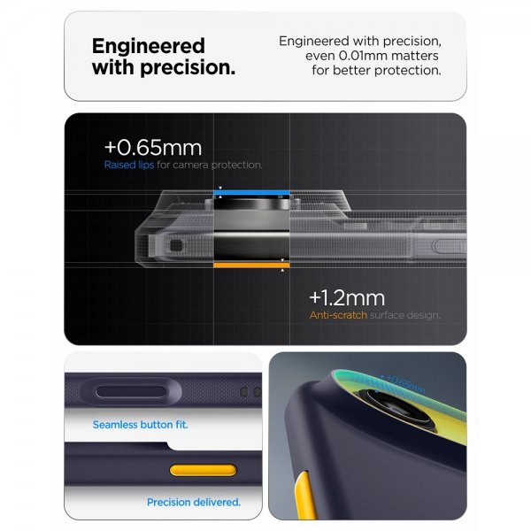 Spigen iPhone Air -kuori Nano Pop MagFit Blueberry Navy
