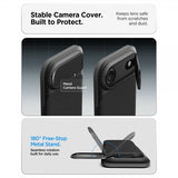 Spigen iPhone Air Skal Optik Armor MagFit Musta